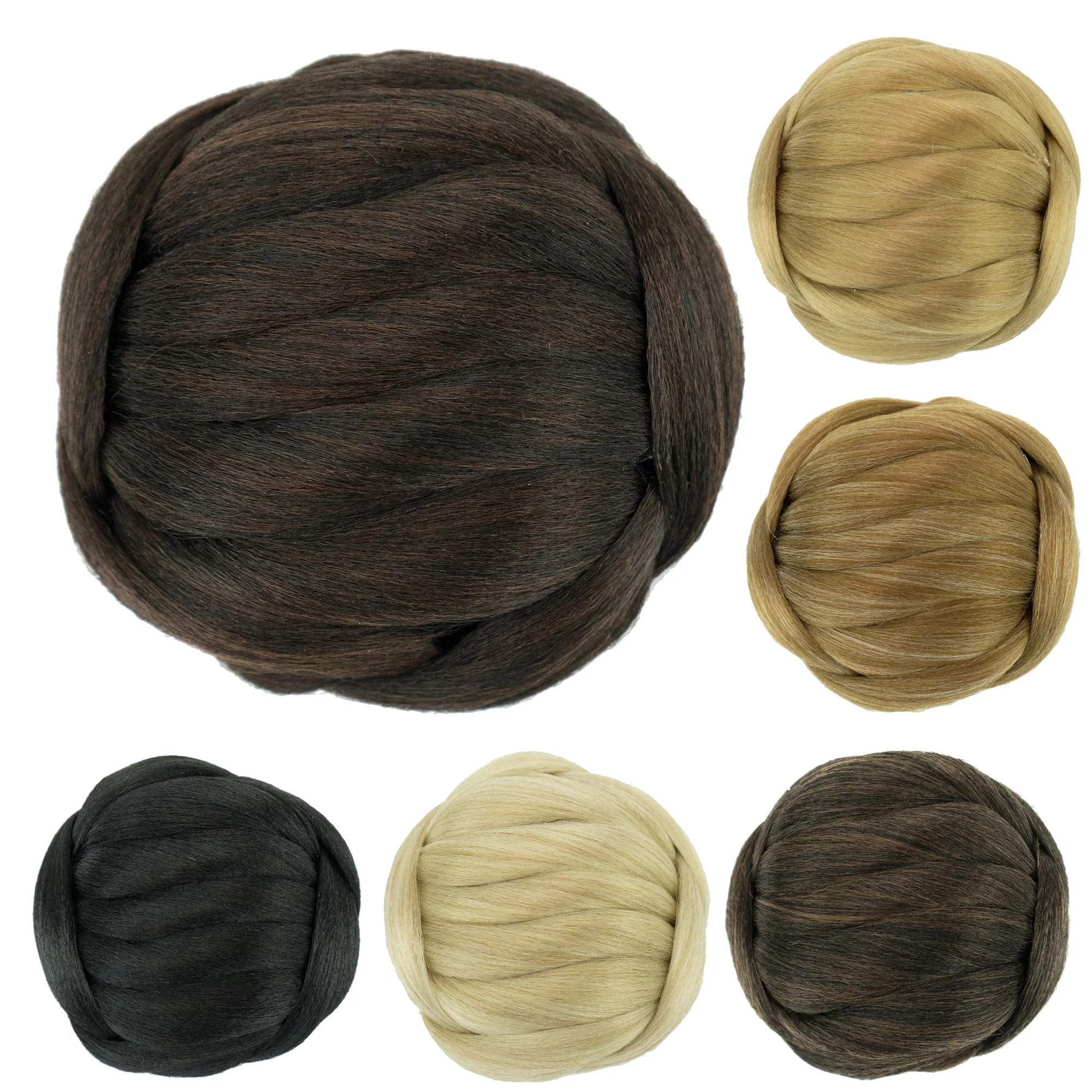Synthetic Braided Chignon Dancer Hair Cover Donut Hairpieces Scrunchies Hair Bun Updo Wedding Party Hair Piece