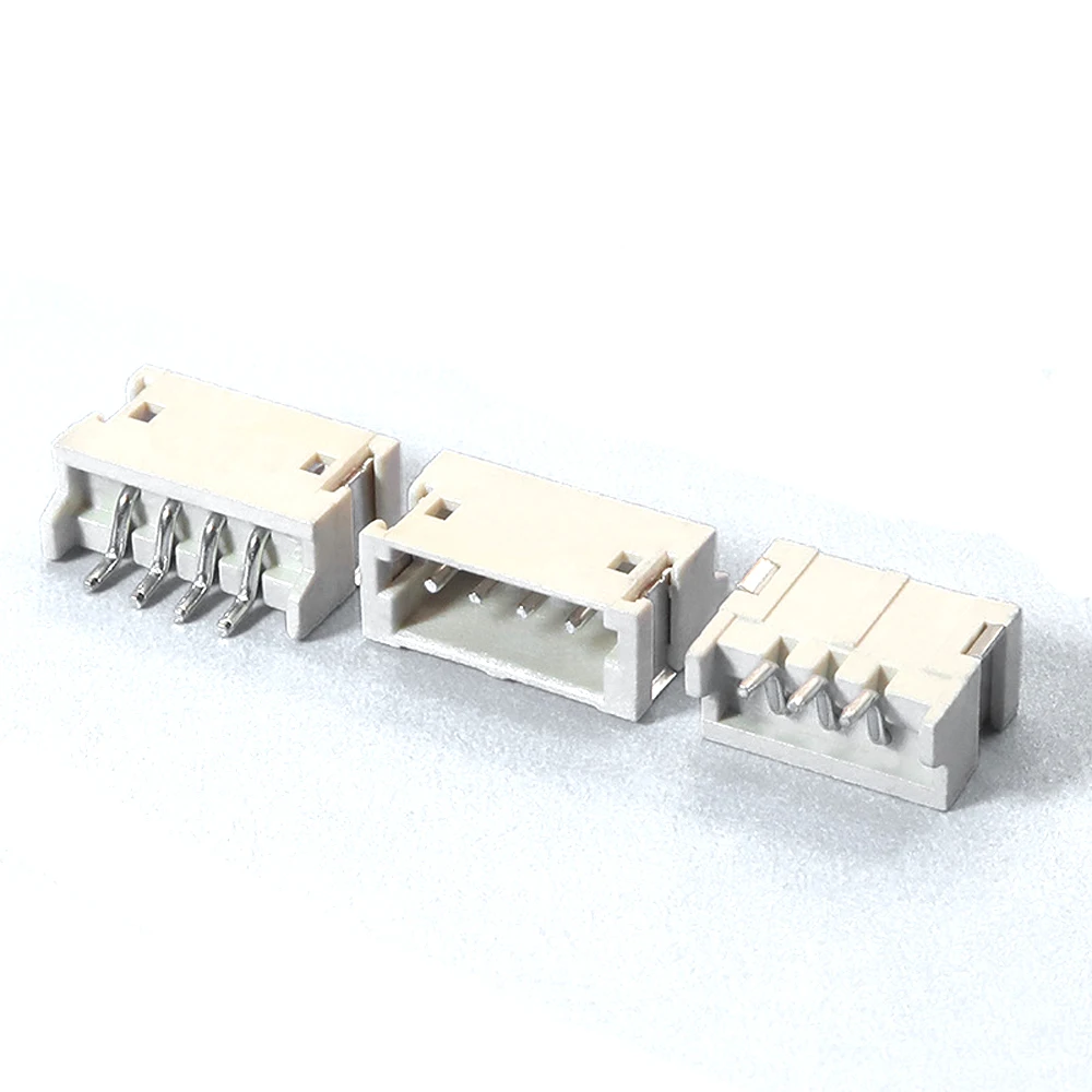 50pcs ZH-1.5-WT High Temperature Resistance Bar Connector 2P Horizontal Patch 2P-10P Needle Position SMT Wafer Connector