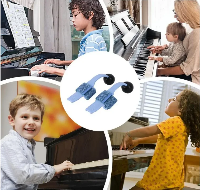 1 Pair Children Piano Hand Corrector Finger Exercisers Piano Finger Trainer Posture Correction Tool Piano Finger Training Tool