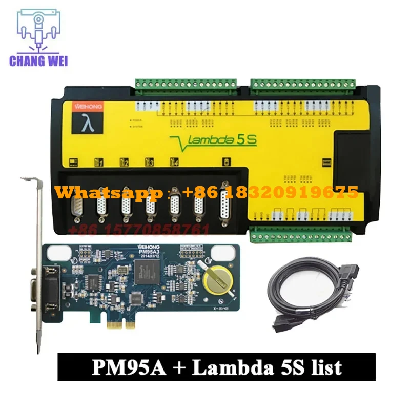 Weihong 4-Axis 5-Axis Motion Control System Cnc Controller Pm95A Lambda5S Software Ncstudio For Cnc Router