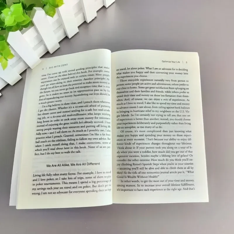Die with Zero: Getting All You Can From Your Money and Your Life English Books