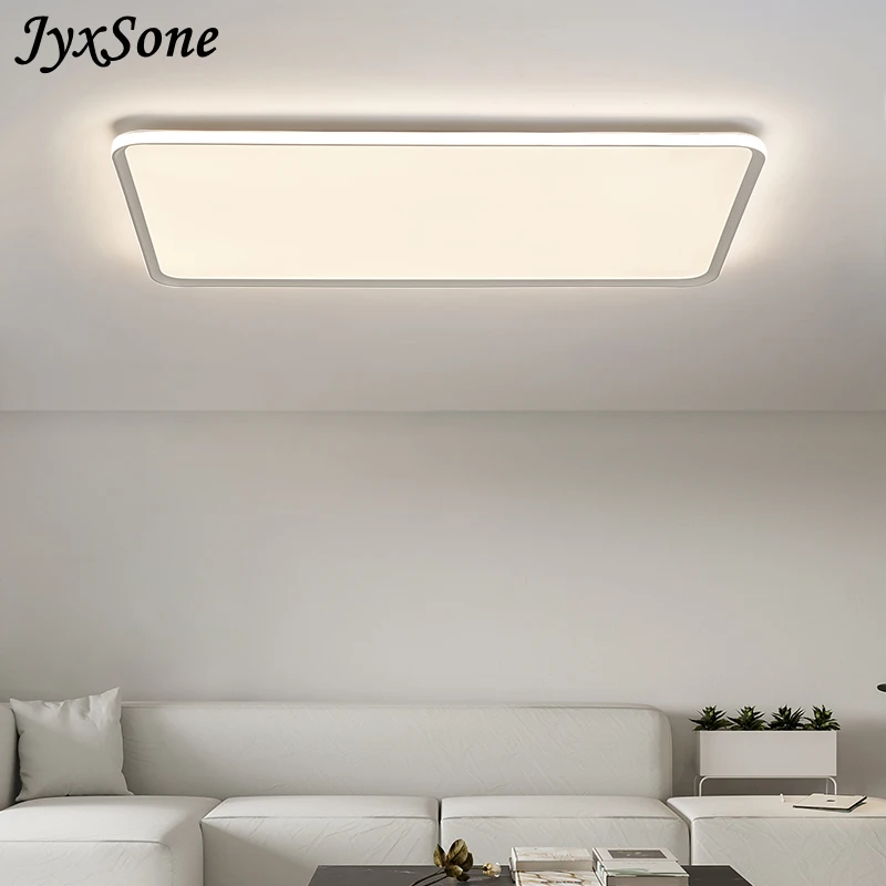 Smart Modern Ceiling Led Rectangular Ultra-thin Eye Protection Ceiling Lamp in The Living Room Full Spectrum Household Lightings