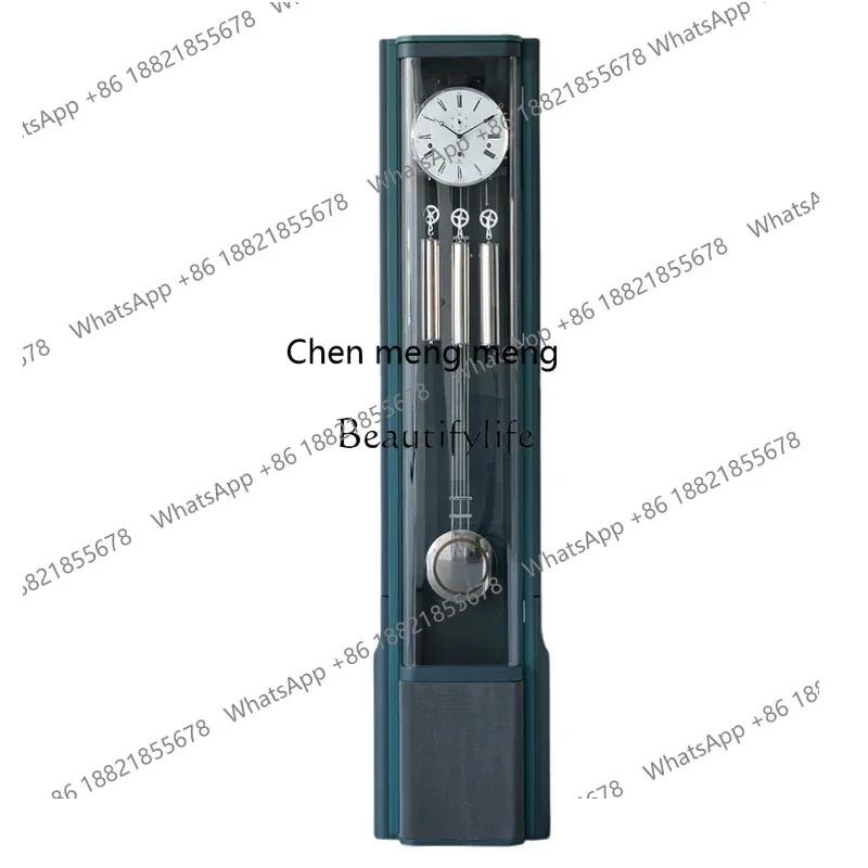New arrive NEW Modern simple and fashionable floor clock light luxury living room household vertical mechanical pendulum clock