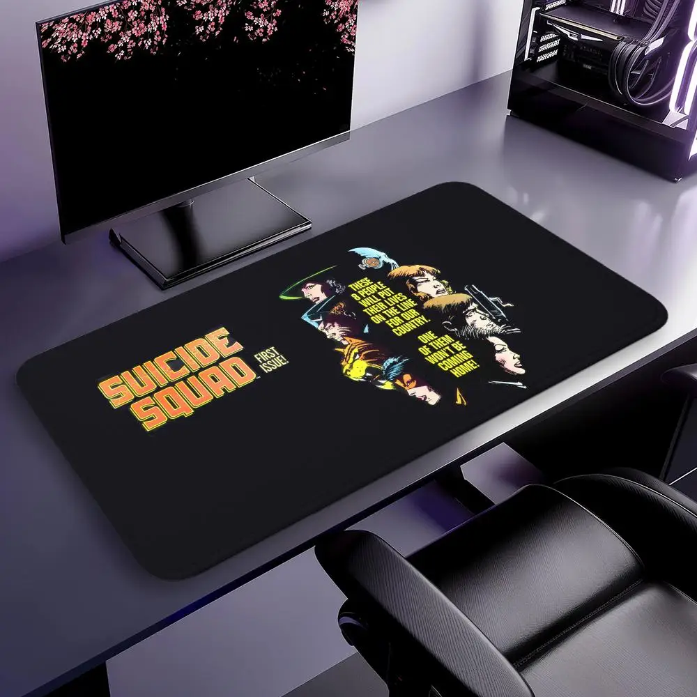 S-SuicideES S-SquadES Mouse Pad Keyboard Mouse stitch Mouse pad,Gaming Accessories,Long Desk Mats,PC Parts XXL90x40cm