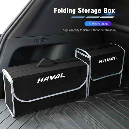 Caja organizadora de maletero de coche, bolsa de almacenamiento plegable de gran capacidad para Great Wall Haval H6 H5 H7 Dargo M6 H9 H6S F7 F7X Jolion X DOG XY