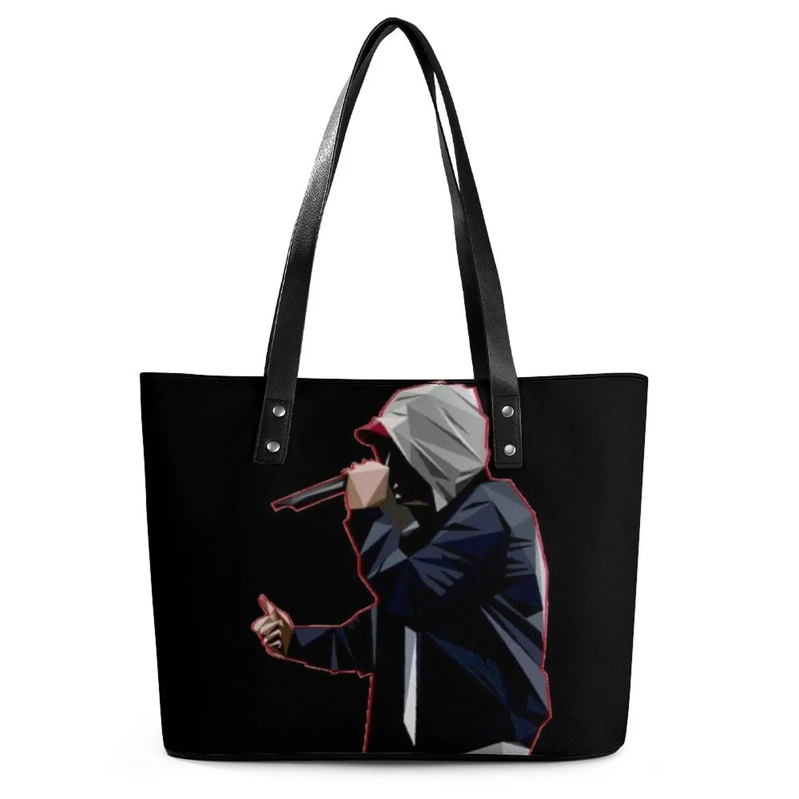 

EMINEM Drake Rap God Music Handbags Hip Pop Slim Shady Cool Outdoor Tote Bag Funny Shoulder Bag Designer Handle Shopping Bags