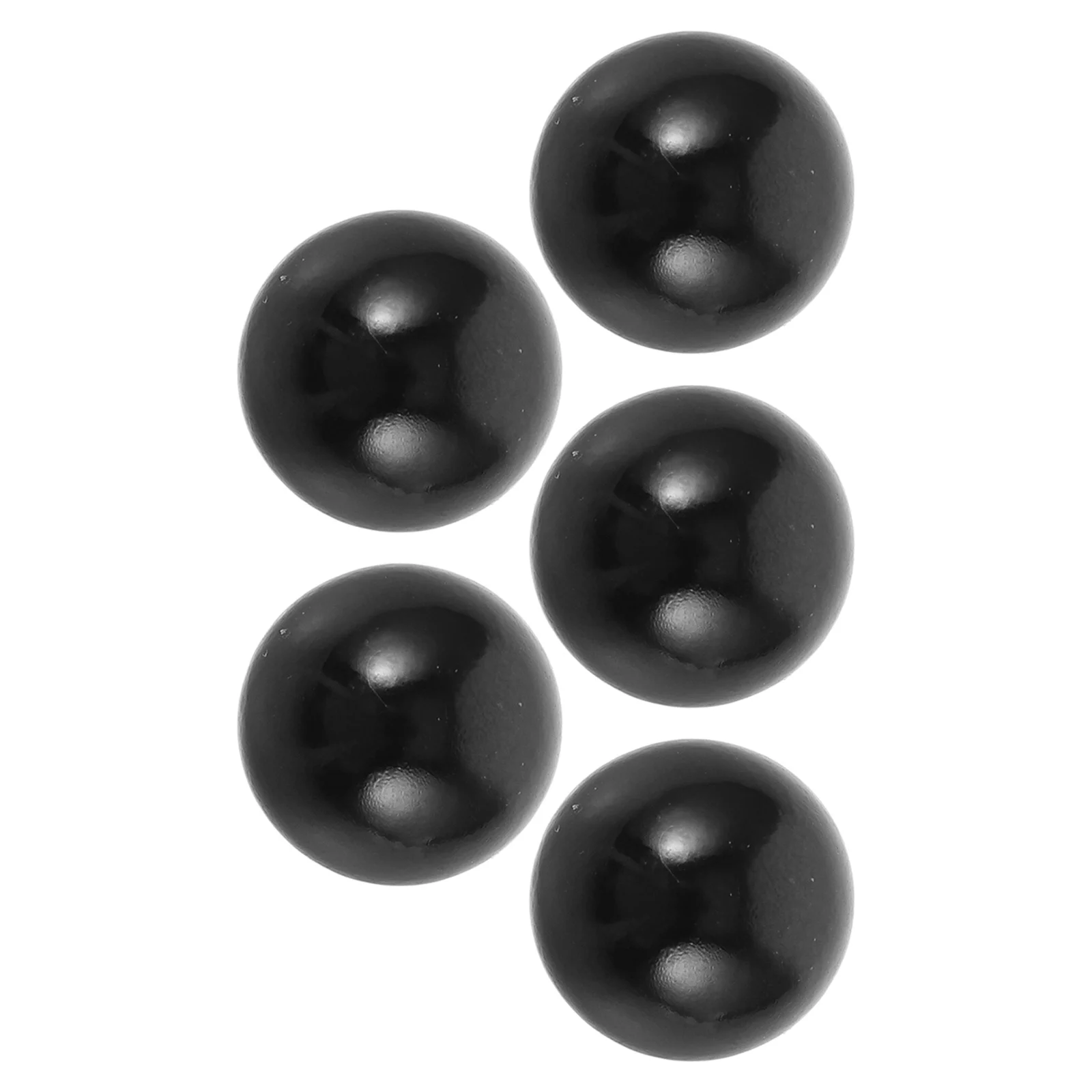 5 stücke Miniatur Flipper Balls Kit Langlebige Schwarz Kunststoff Ersatz Bälle Für Flipper Spiel Multiplayer Spaß Sammeln