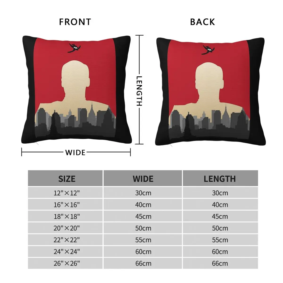 Mad Men Don Draper Minimalist Pillowcase Polyester Linen Velvet Printed Zip Decor Bed Cushion Cover 18