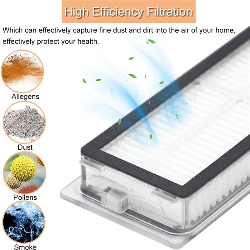 ABGP-الفرشاة الجانبية الرئيسية ممسحة القماش فلتر Hepa استبدال إكسسوارات قطع غيار لشاومي Dreame W10/W10 Pro روبوت فراغ نظيفة