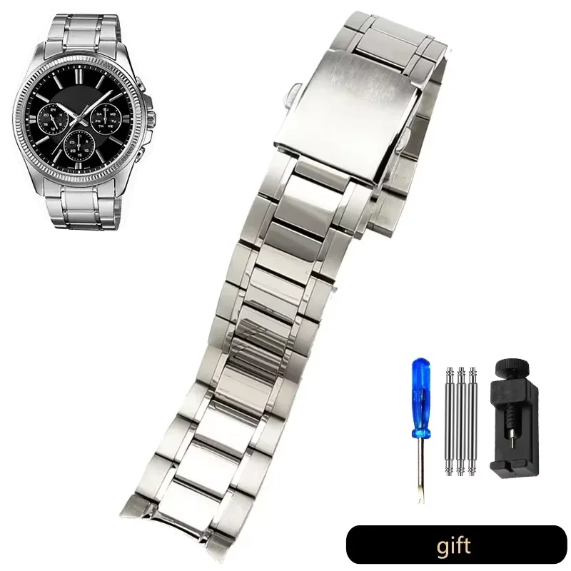 Watch Band For Casio Mdv106 Swordfish 5374 MTP-1374/1375/MDV-106/107 VD01 Strap accessories Classic Stainless Steel Bracelet 22