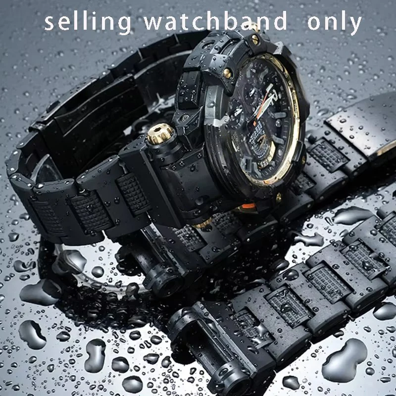 

Модный ремешок для часов Casio G-SHOCK Big Kongba 5410 GPW-1000, модифицированный, легкий, из пластика и стали, с цепочкой для мужских часов.