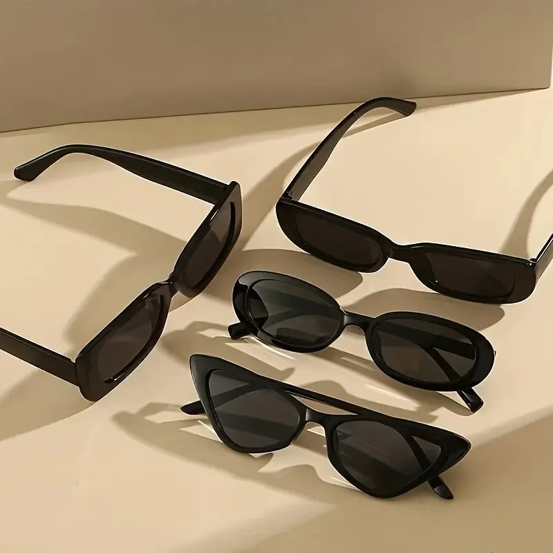 4 قطع من نظارات الموضة الكلاسيكية الرجعية للنساء والرجال #3