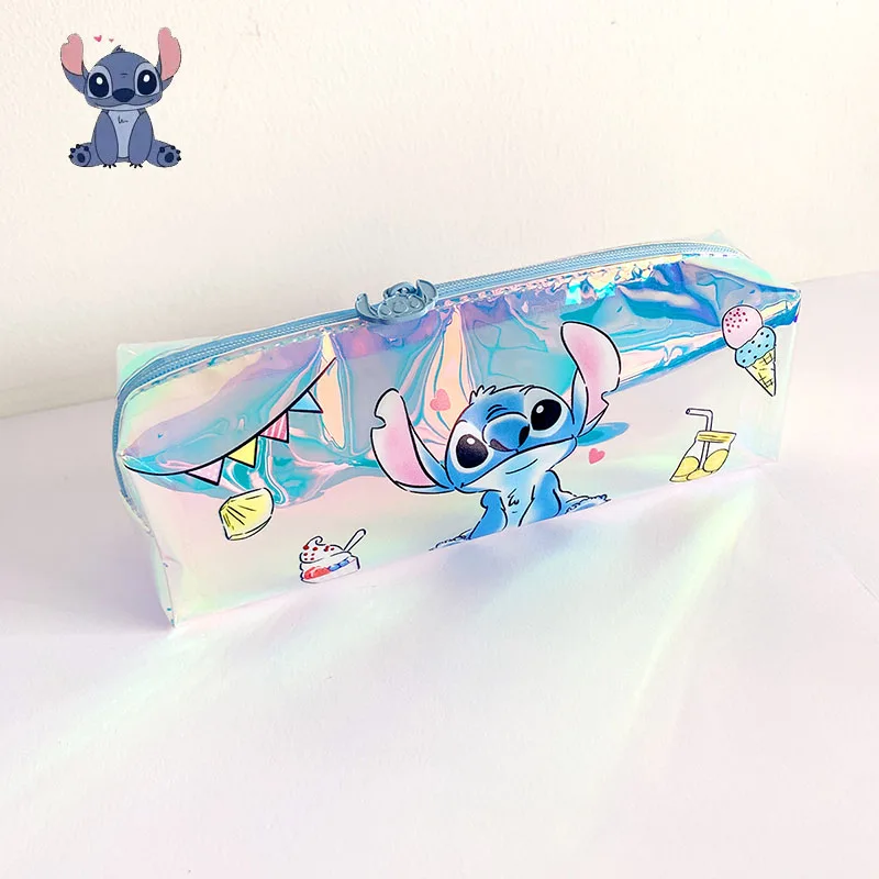 Anime Stitch Kuromi Melody Pencil Case Kawaii Pen Bag Cartoon Students Storage Bag Stationery Back to School Christmars Gift