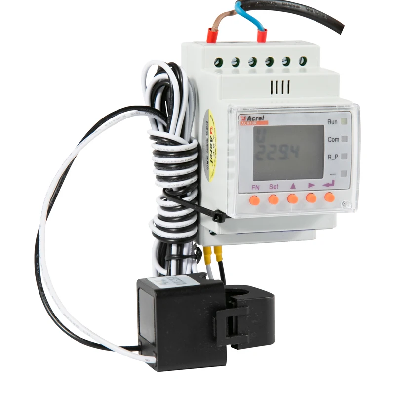 Acrel ACR10R Single Phase Bidirectional Meter For Solar Paired 300A External Current Sensor with Rs485 Modbus-RTU