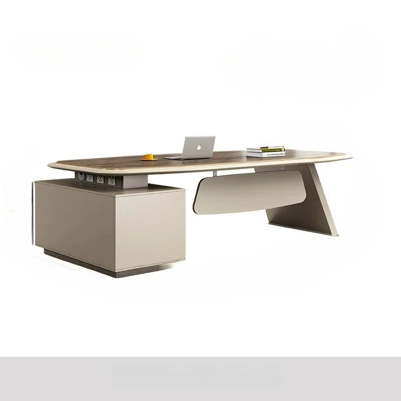 

a Boss Desk Office Desk and Chair Combination Simple Modern Executive Desk Single Executive