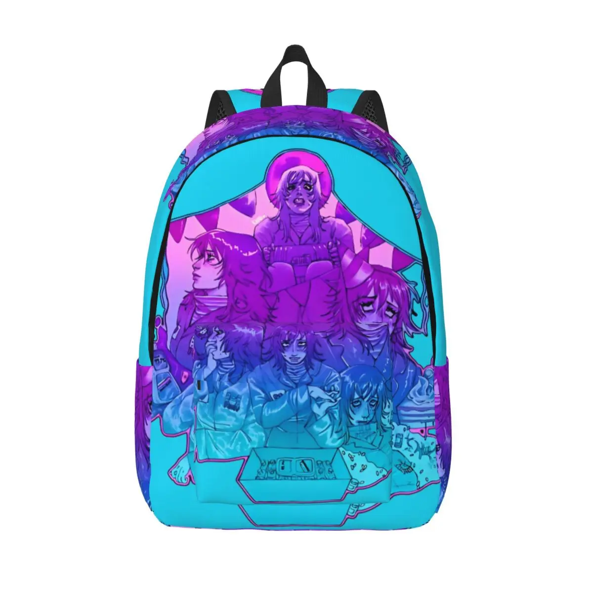 Mouthwashing Digital Backpack Middle High College School Student Horror Adventure Game Bookbag Men Women Daypack Outdoor