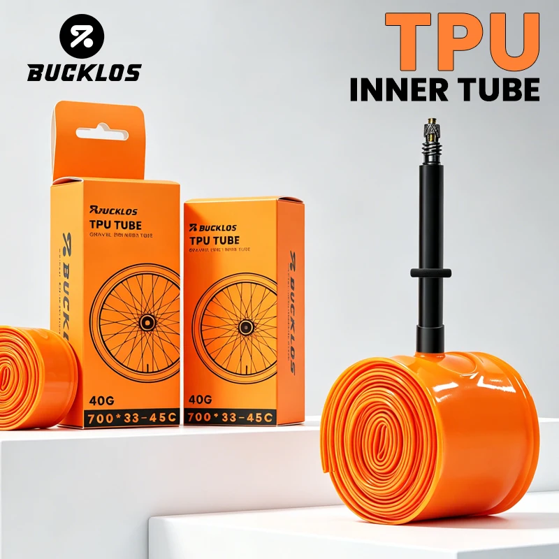 AliExpress BUCKLOS Bike Inner Tube TPU 700C Bicycle Inner Tire Ultralight Wear-resistant Road Gravel Cycling Tire Tubes Bicycle Tire Parts