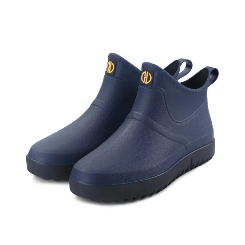 Winter rain shoes fishing equipment  Botas de lluvia para hombre, zapatos de goma antideslizantes para exteriores