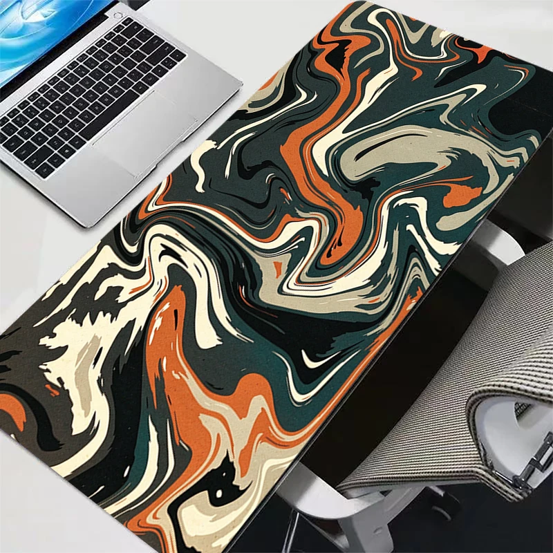 Anime Geological Magma Mouse Pad Kawaii Gaming Accessories Notbook Computer Speed Mini Pc Rug Gamer Keyboard Desk Mat Mousepad