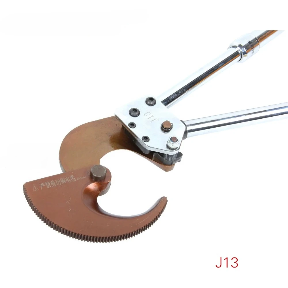 exquisite craftsmanship J13 ACSR and Steel Wire Ratchet Cutter Hand Tool Hard Wire Cutter Wire Cable Cutter