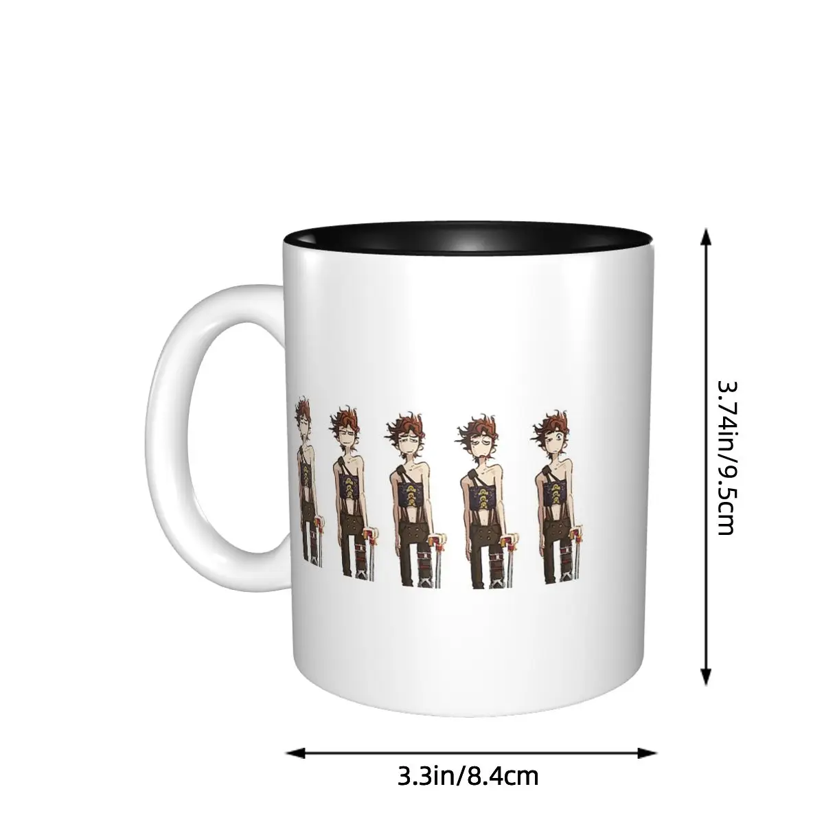 Vik Waking Up Mug Funny Ceramic Coffee Cups Tea Mugs Milk Cup Drinkware Gift for Friends