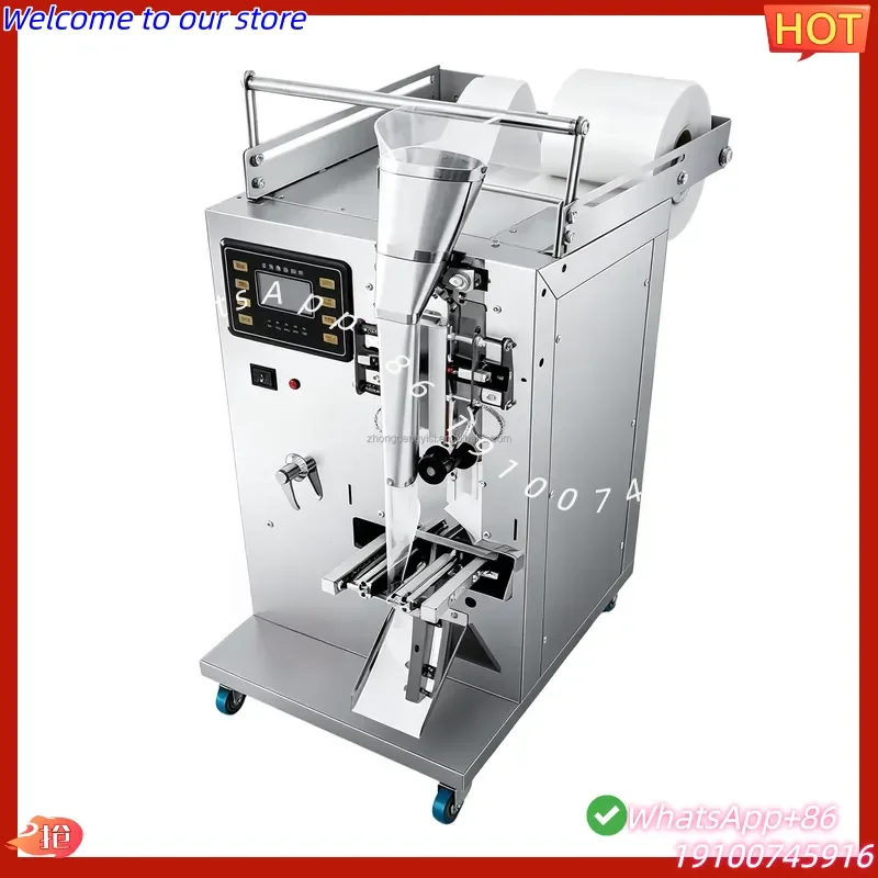 2026Hot Solubl Film Pod 1kg Wash Detergent Machine Filling Oatmeal Bean Candy Coffee Automatic Snus Powder Pack Machine