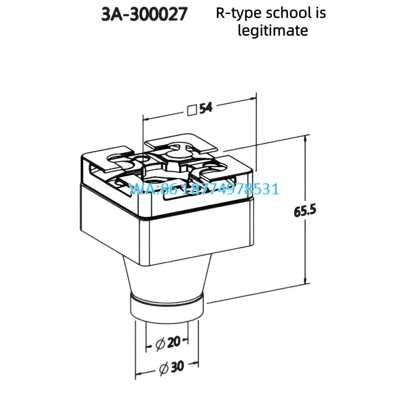 Wmwmnu Alignment Rail Model 3A-300027 50mm Measuring Length Compatible with for System 3R for EDM Electrode Centering