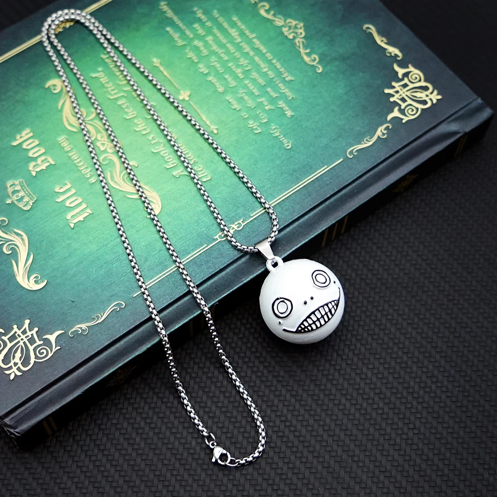 NieR Automata Necklace for Women Men Metal Necklaces Game Jewelry Pendant Chains Choker Collares Charm