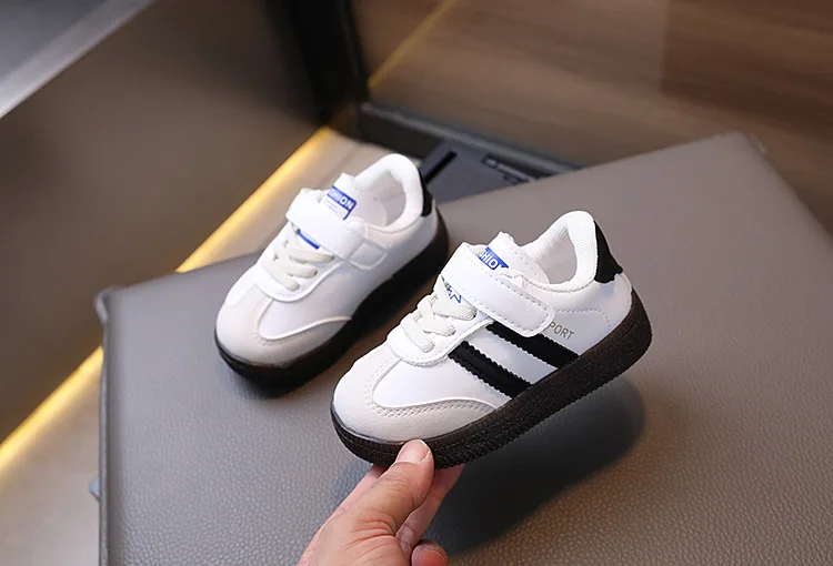 Kindersneaker für Babys, Jungen Sportschuhe, Kleinkinder Babyschuhe mit weicher Sohle, Erste Schritte Schuhe für Mädchen, Freizeitschuhe mit Klettverschluss, Outdoor-Schuhe, Neu – Detail 11