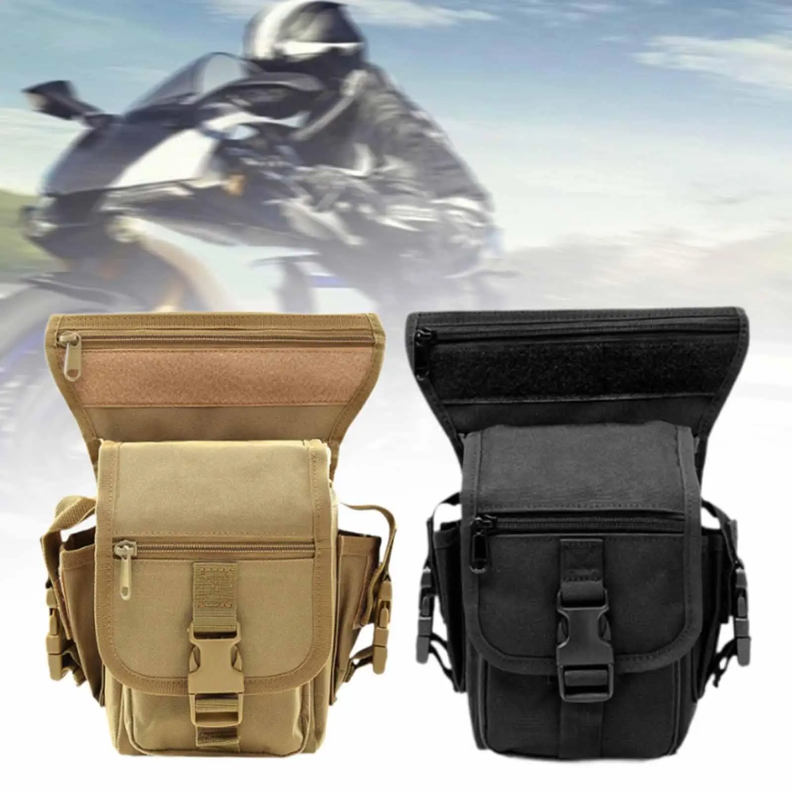 

Waist Bag Cycling Waist Pack Organizer Hip Pouch Fishing Portable Drop Leg Bag