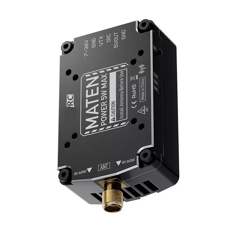 T24C 2X For GEPRC MATEN 1.2G 5W VTX PRO 9CH 5000Mw Long Range VTX For DIY RC FPV Quadcopter Freestyle Drone Parts