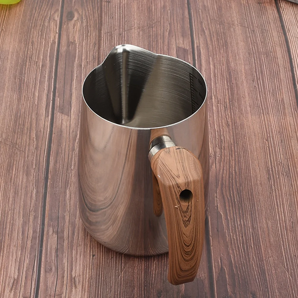 

1Pcs Melting Cup Stainless Steel Large Capacity DIY Pouring Pot Heat Resistant Handle Wax Melting Holder