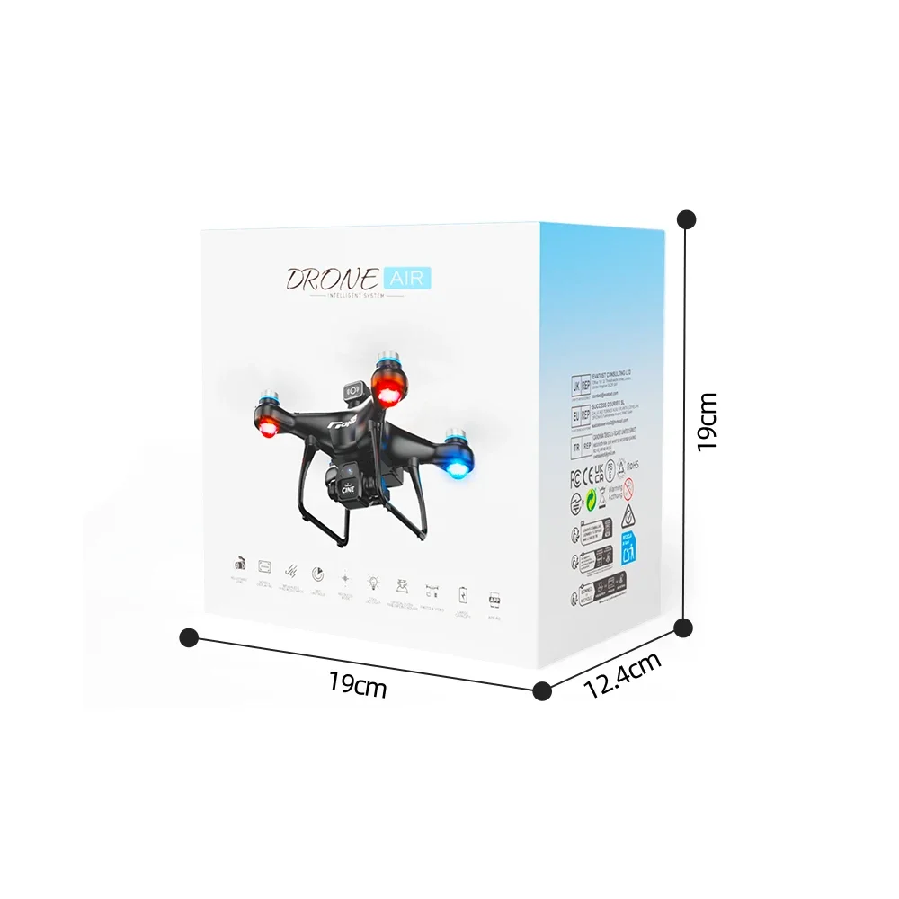 Drone Mini E55 com Câmera Dupla 8K HD