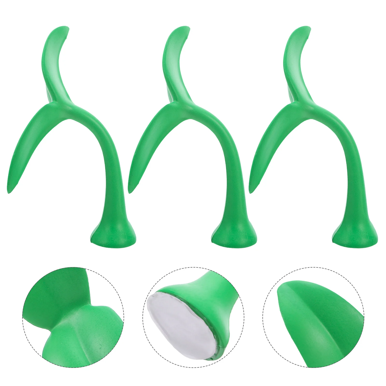 

3pcs Car Roof Decoration Sprout 3D Sticker For Cars Funny Exterior Accessories Decals Bumper Hood Ornament