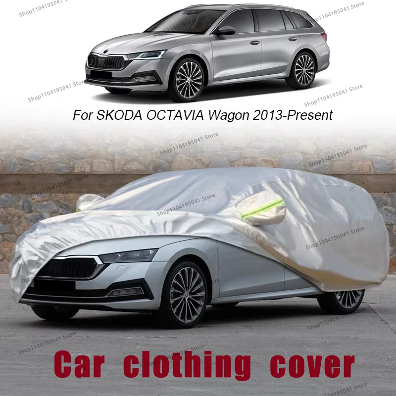 For SKODA OCTAVIA WAGON Full Car Cover Rain Frost Snow Car protective cover ,UV protection,Car paint protection