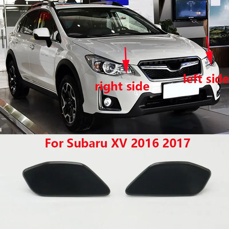 For Subaru XV 2016-2020 Front Bumper Headlight Headlamp Washer Spray Nozzle Jet Cover Cap Lid Unpainted 86636FJ400