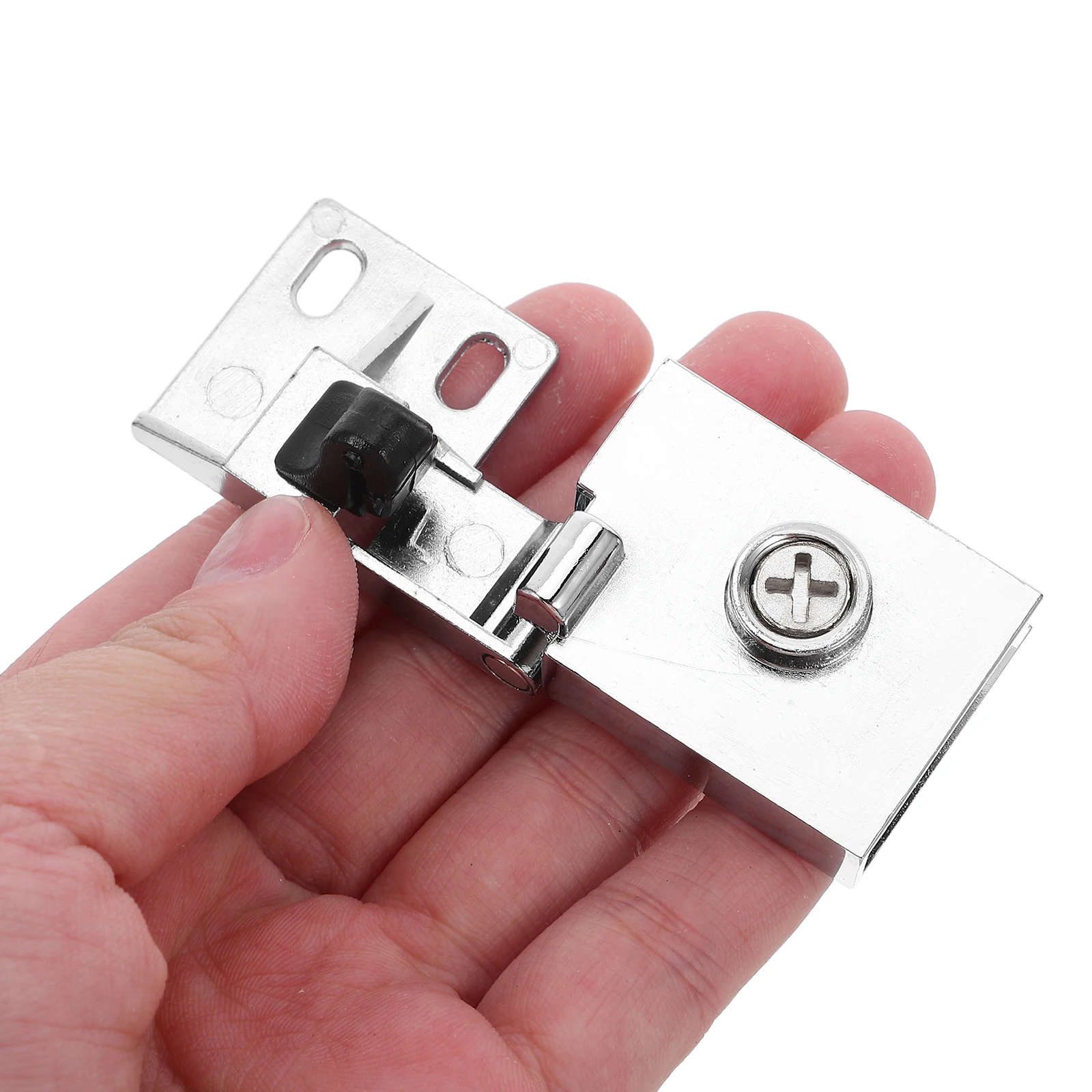 

Glass Cabinet Door Hinges Clamp Accessories Hardware Shower Metal Bathroom Replacement