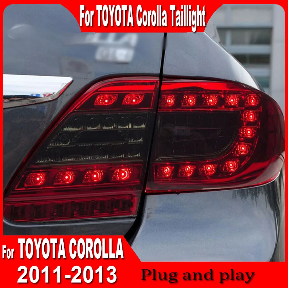 LED Tail Lamp for Toyota Corolla LED Tail Light 2011 2012 2013 Corolla Altis Rear Fog Brake Turn Signal Automotive Accessories