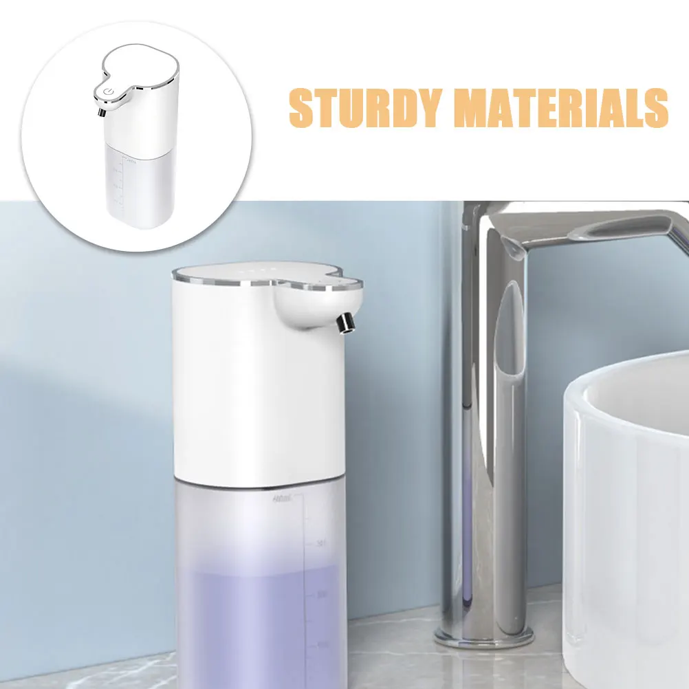 

Rechargeable Automatic Foaming Soap Dispenser Touchless ABS Soap Dispenser Bathroom Countertop Bathroom Supply