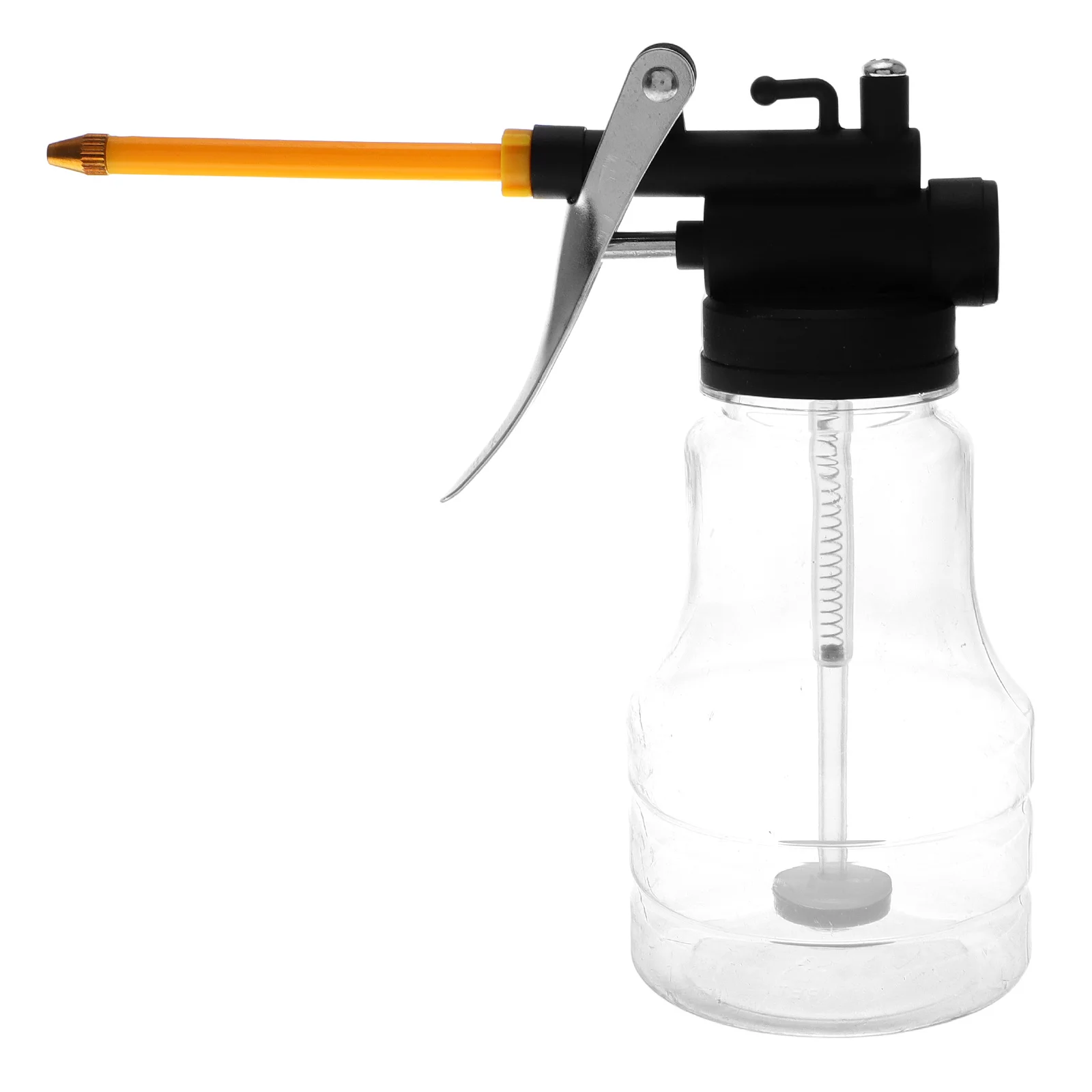 

High Pressure Oil Dispenser Bottle 250Ml Portable Sturdy Transparent Lubricating Spray Can Precision Nozzle Automotive Engine