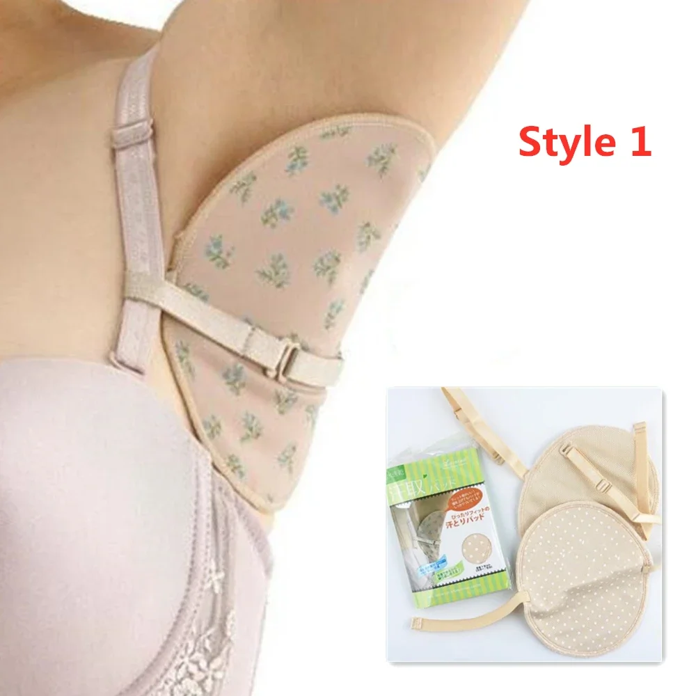 

2pcs Reusable Deodorant Armpit Absorbent Sweat Pads Washable Sweat Perspiration Pad Shield Underarm Guards Dress Clothing