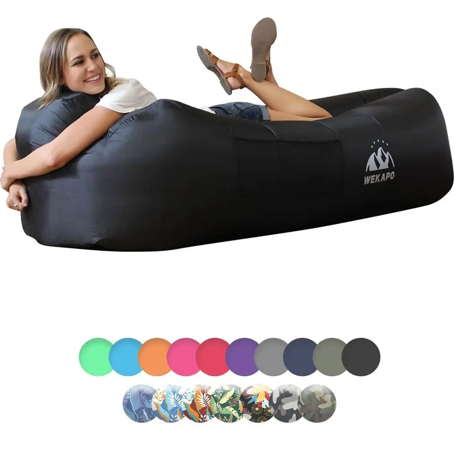

Inflatable Sun Lounger, Air Sofa, Hammock, Portable, Waterproof and LeakProof, Ideal for Backyard, Beach, Travel, Camping, Picni