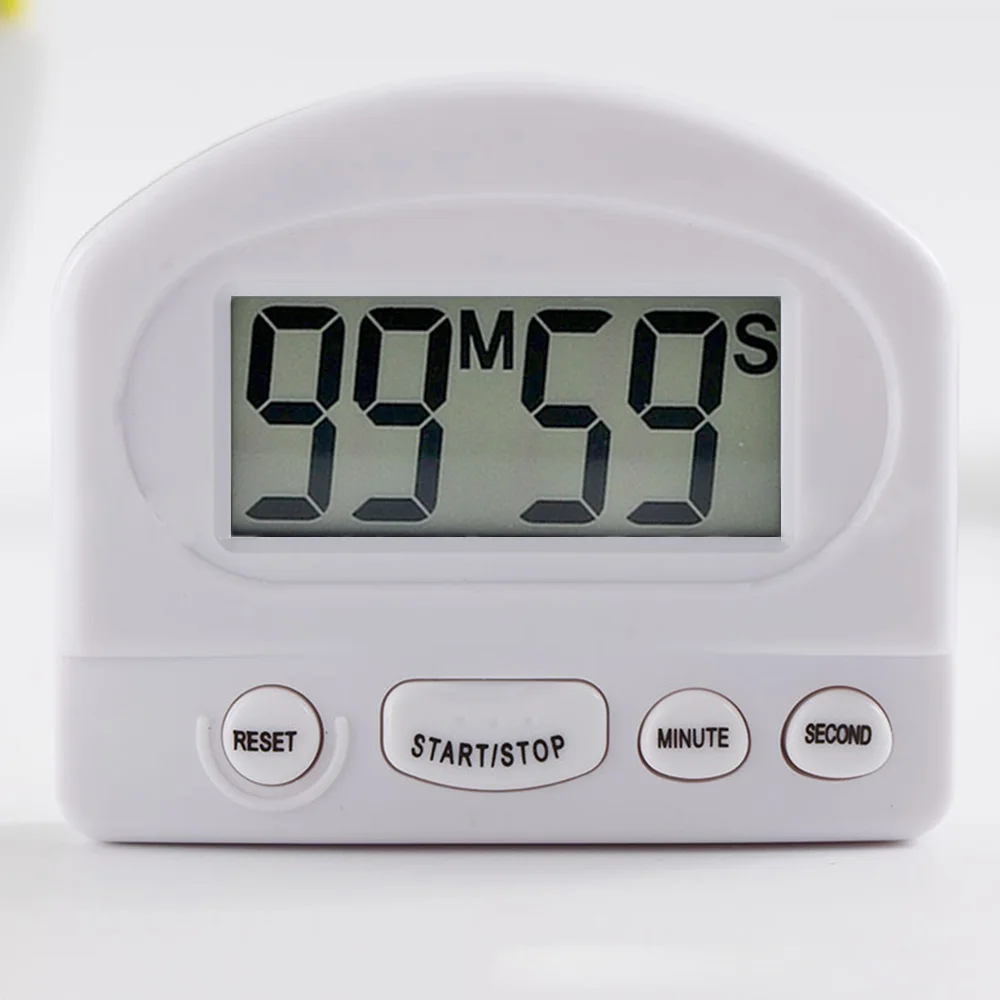 Home Count Down Kitchen Timer Chef Mini Digital Display Screen Tool Minutes Cooking Seconds Accessory 4 button