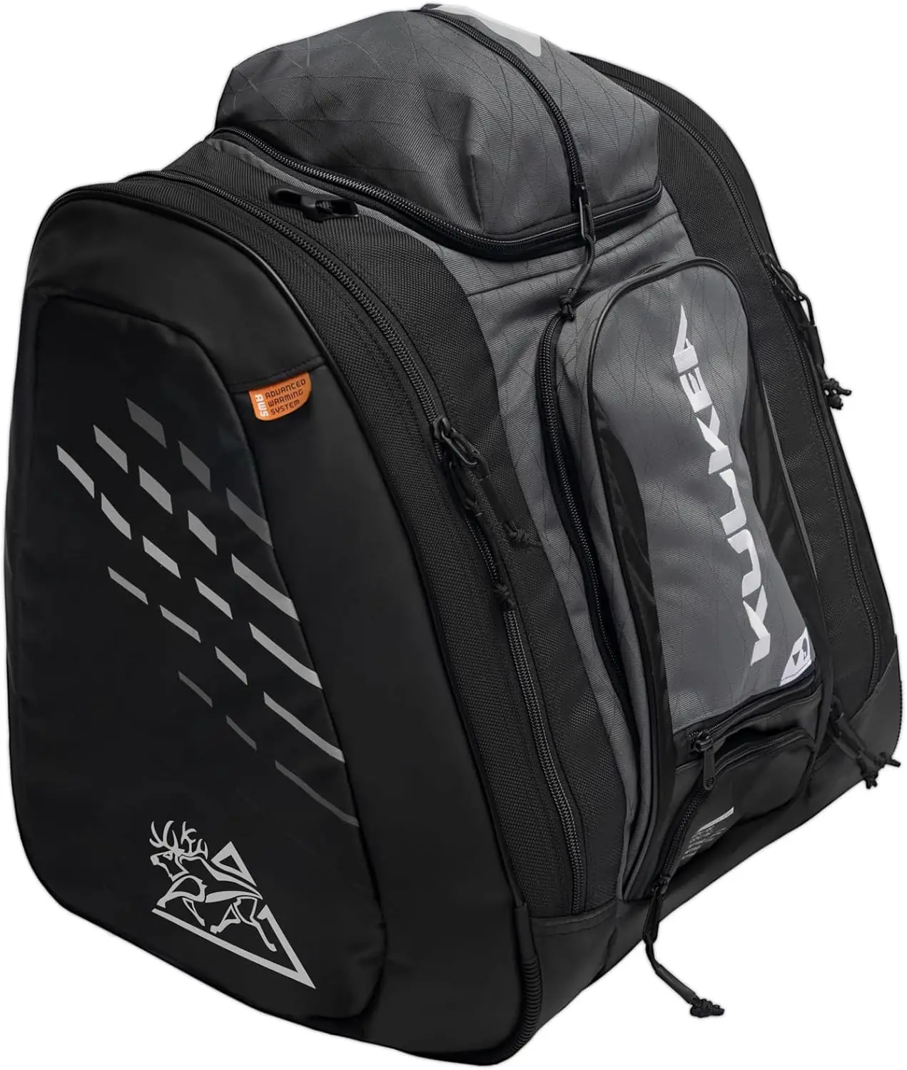 Heated Ski Boot Backpack - Heated, Insulated Ski Boot Bag For Maximum Gear & Boot Storage - 3 Heat Settings - 20V Wall Plug