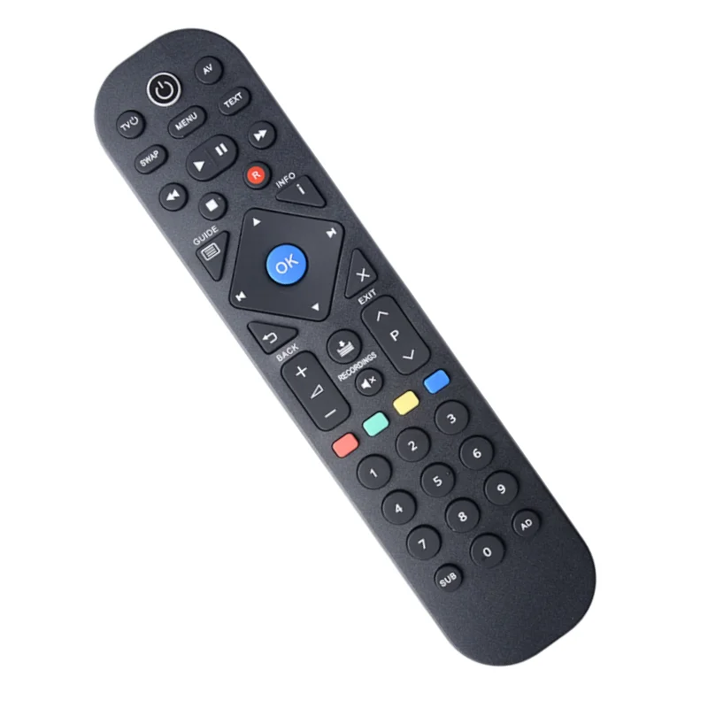 

Universal TV Remote Control for Manhattan Freeview Play PVR Models T3-R T3•R T3R T3 T2-R T2 Replacement Remote Control