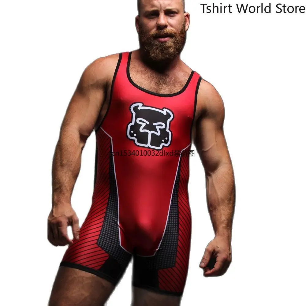 

New Wrestling Singlet Weightlifting PowerLifting Triathlon Bodysuit Gym Breathable Sports Skinsuit Swimwear Marathon Running