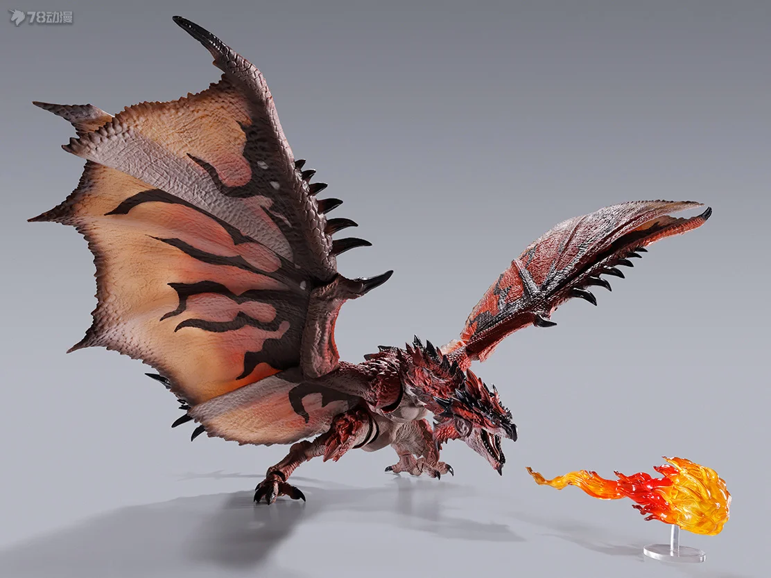 In Stock Originate BANDAI SHM RATHALOS 20th Anniversary Edition Movable Model Toy Monster Hunter Game Dinosaur S.H.Monsterarts