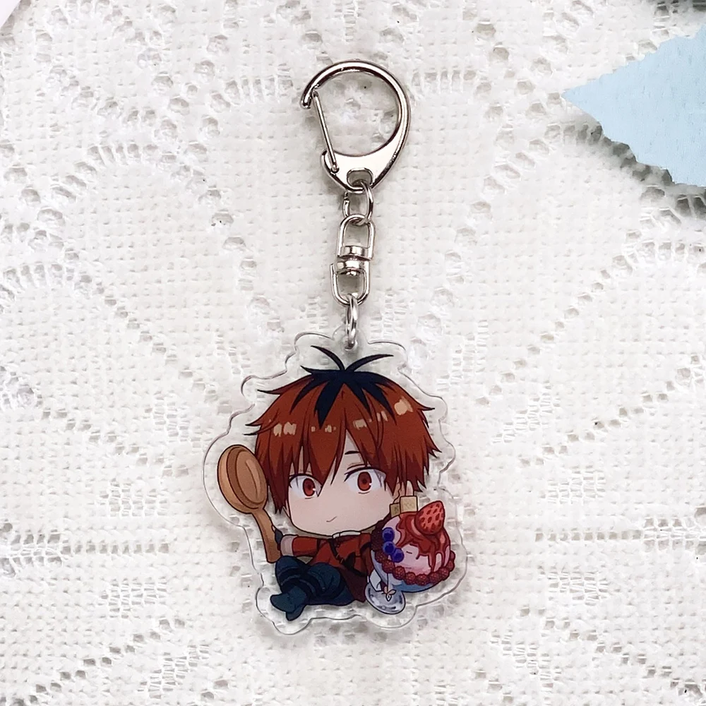 7Pcs Anime Frieren: Beyond Journey's End Keychain Acrylic Keyrings Bag Charms Backpack Pendant Prop Decoration Friends Gifts image 5