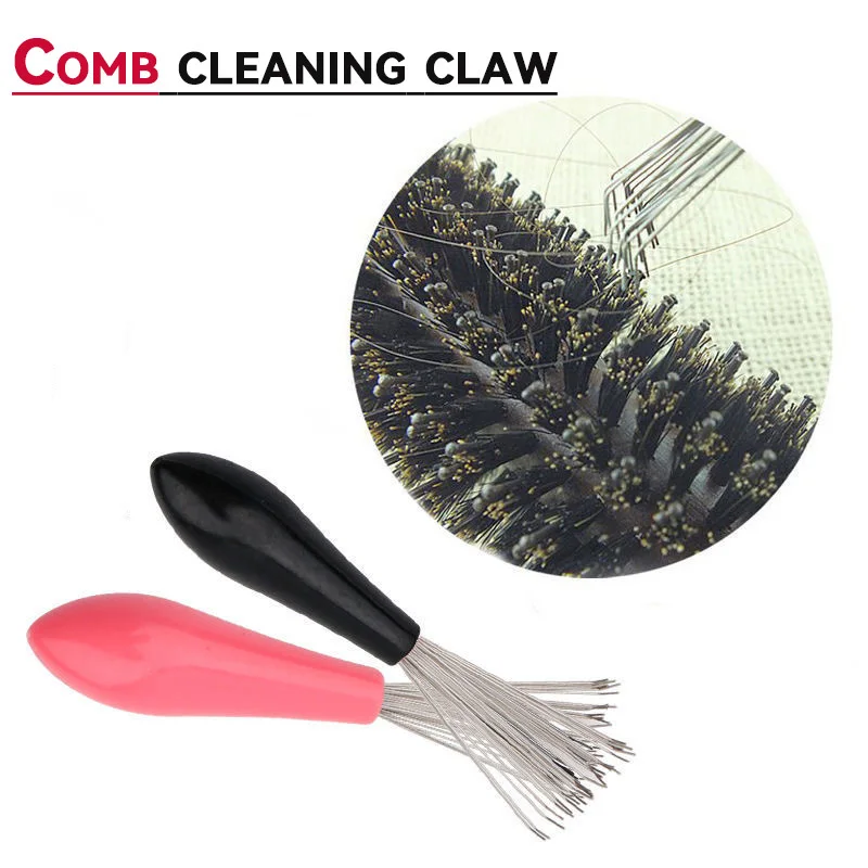 3/5/10Pc Comb Hair Brush Cleaner Plastic Handle Cleaning Brush Remover Embedded Beauty Tools Cleaning Products Cleaning Supplies
