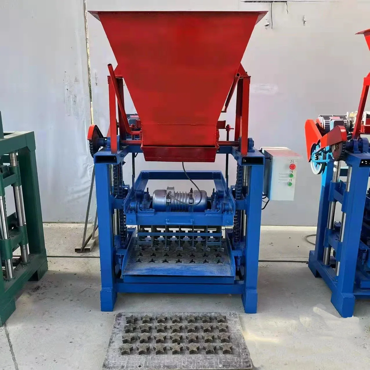 Manual Hollow Machine Mini Mobile Concrete Cement Block Machine, Electric Diesel Brick Making Machine